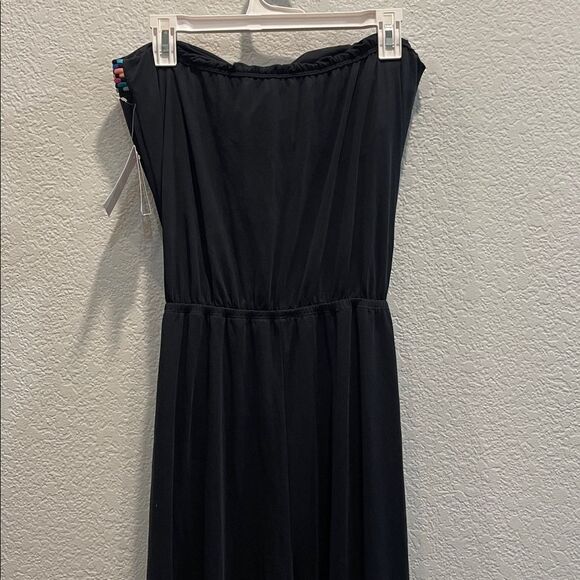 NEW La Blanca Strapless Wide Leg Jumpsuit Swimsuit Cover Up Size Medium - Picture 7 of 12